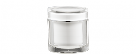 Acrylic Round Cream Jar 200ml